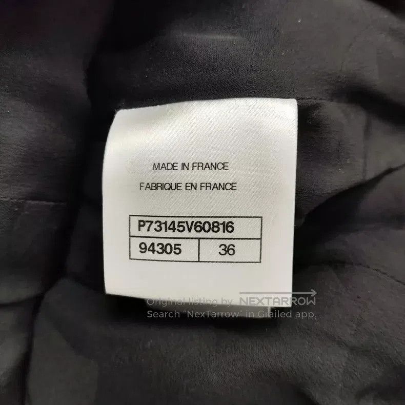 Chanel Chanel 22A Handicraft Workshop Series Black Woollen Silhou Size XS / US 0-2 / IT 36-38 - 4 Thumbnail