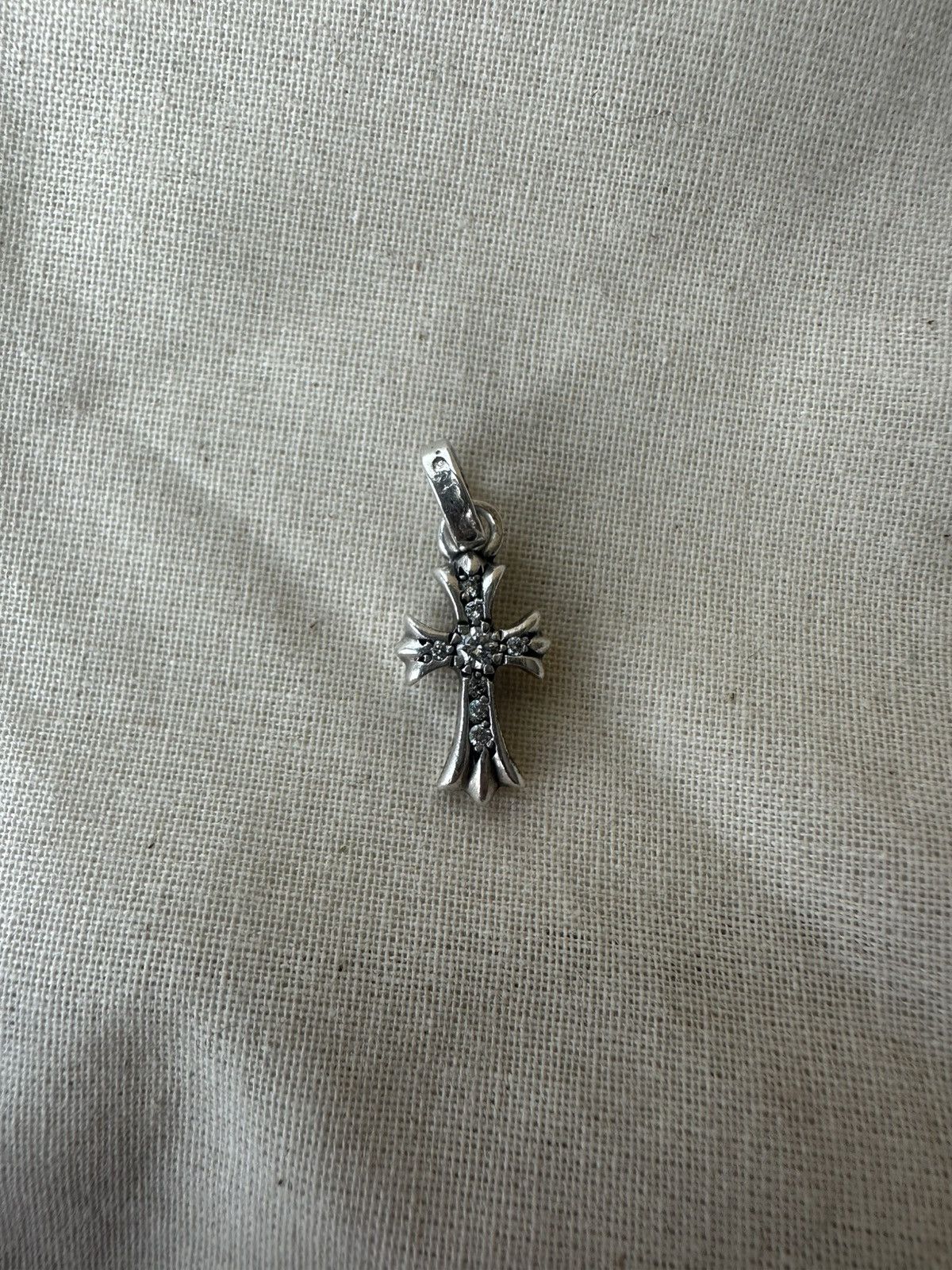 Chrome Hearts Chrome Hearts Diamond Baby Fat Cross Size ONE SIZE - 1 Thumbnail