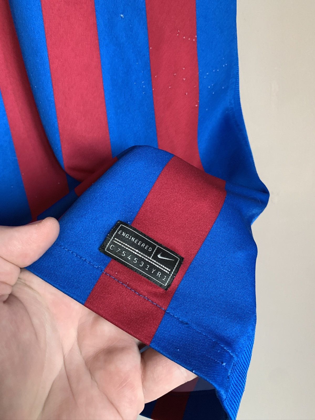 Nike Barcelona 21/22 Home Football Shirt Nike Soccer Jersey Sz S Size US S / EU 44-46 / 1 - 11 Thumbnail