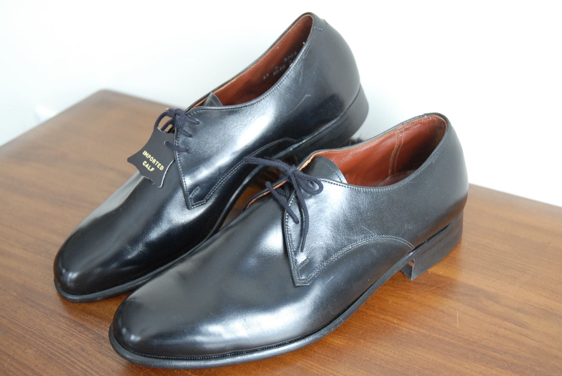 Dack's Gloss black tuxedo shoes - New! Size US 11 / EU 44 - 3 Thumbnail