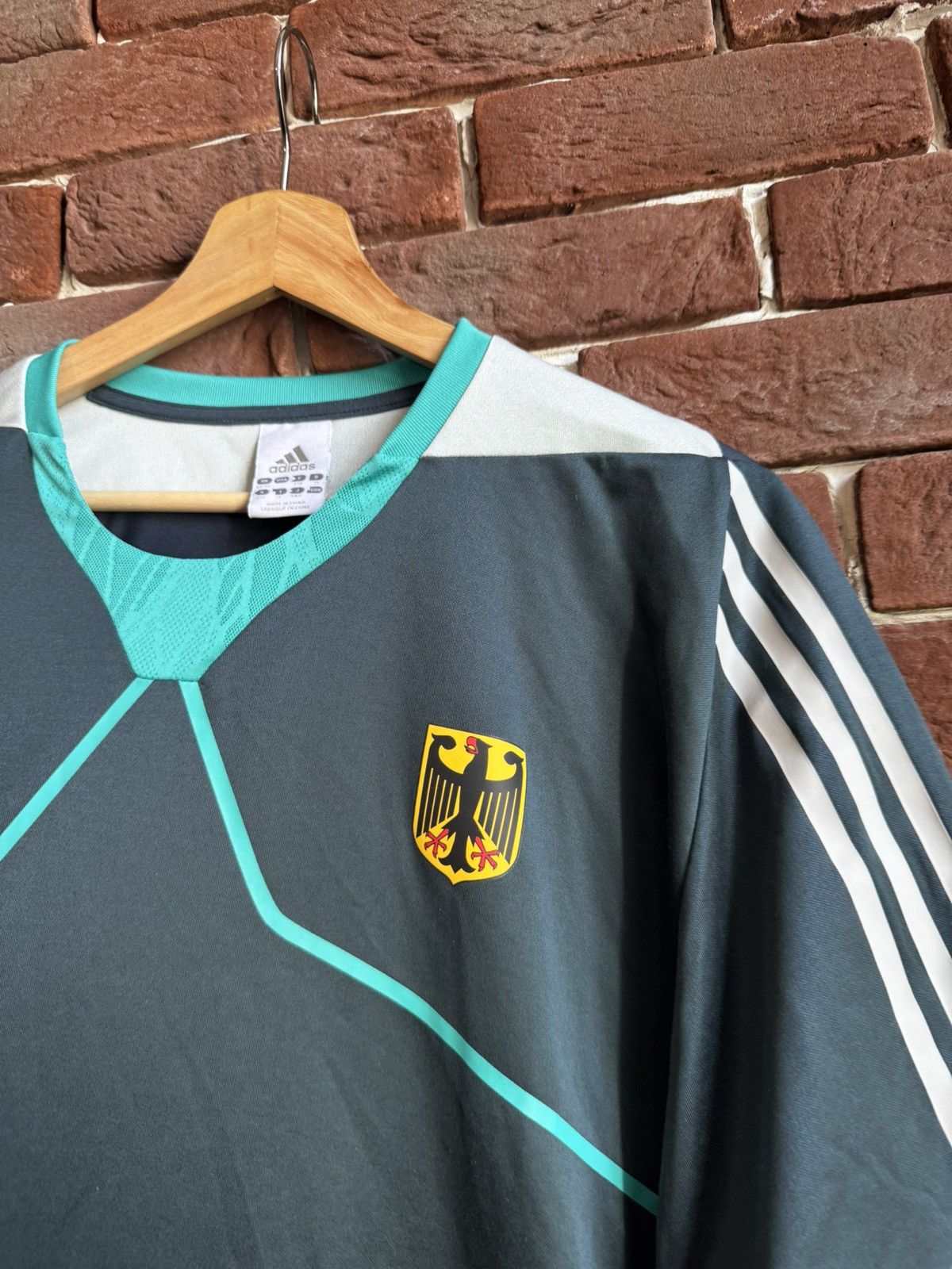 Vintage Rare Vintage 00s Germany Bundeswehr Jersey Adidas Soccer Size US XL / EU 56 / 4 - 5 Thumbnail
