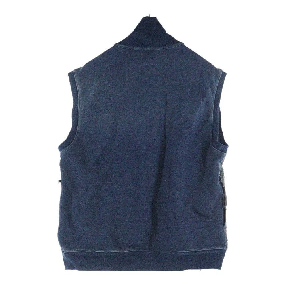 Kapital KAPITAL KOUNTRY 25SS BORO FLEECE INDIGO HALF ZIP VEST jacket Size US L / EU 52-54 / 3 - 3 Thumbnail