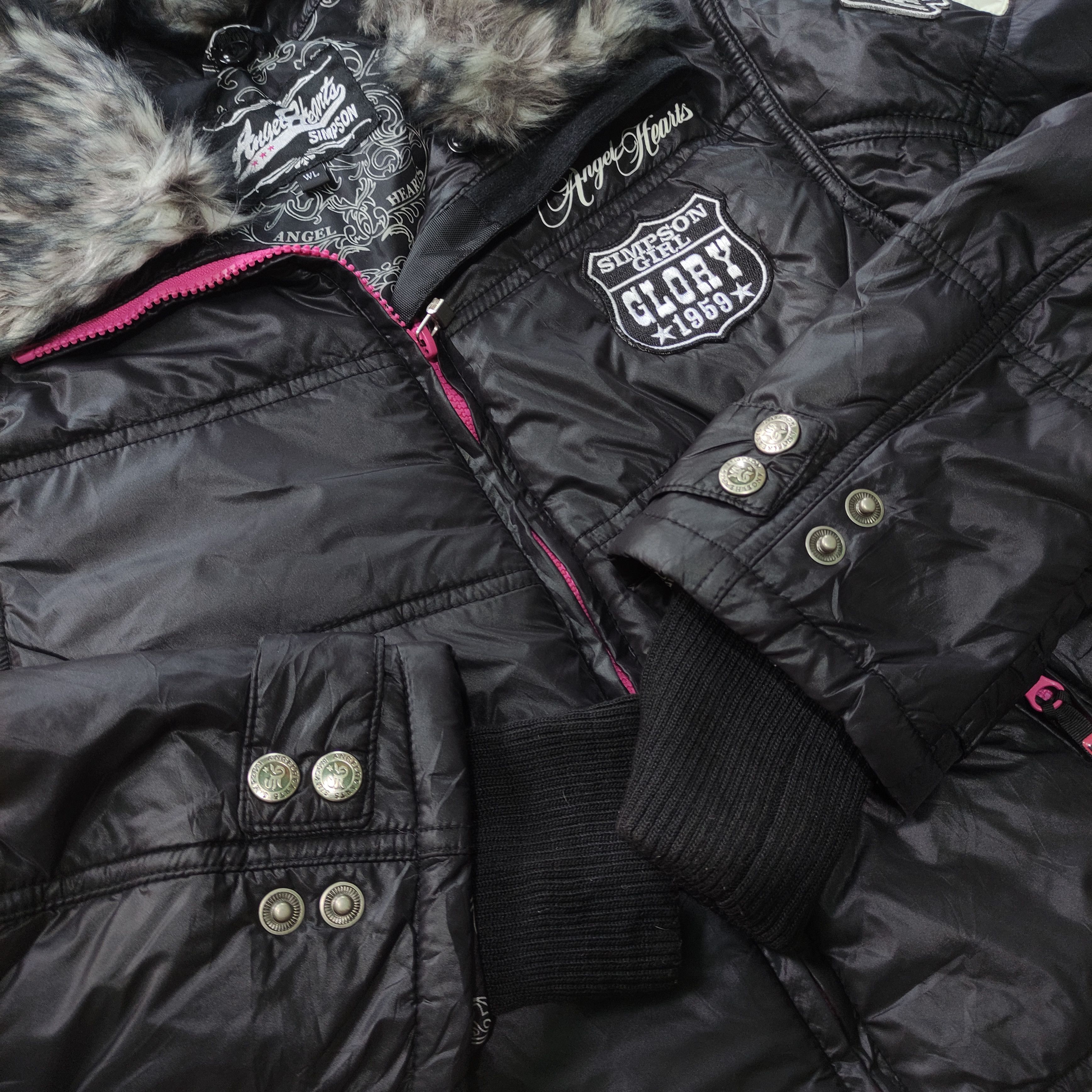 If Six Was Nine Angel Hearts “Simpsons” biker jacket style Gostar De Fuga Size US M / EU 48-50 / 2 - 11 Thumbnail