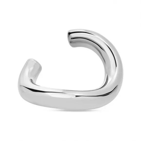 Balenciaga o1loc1c1124 696118 Size: OS / Loop Cuff Earring in Silver Size ONE SIZE - 1 Preview