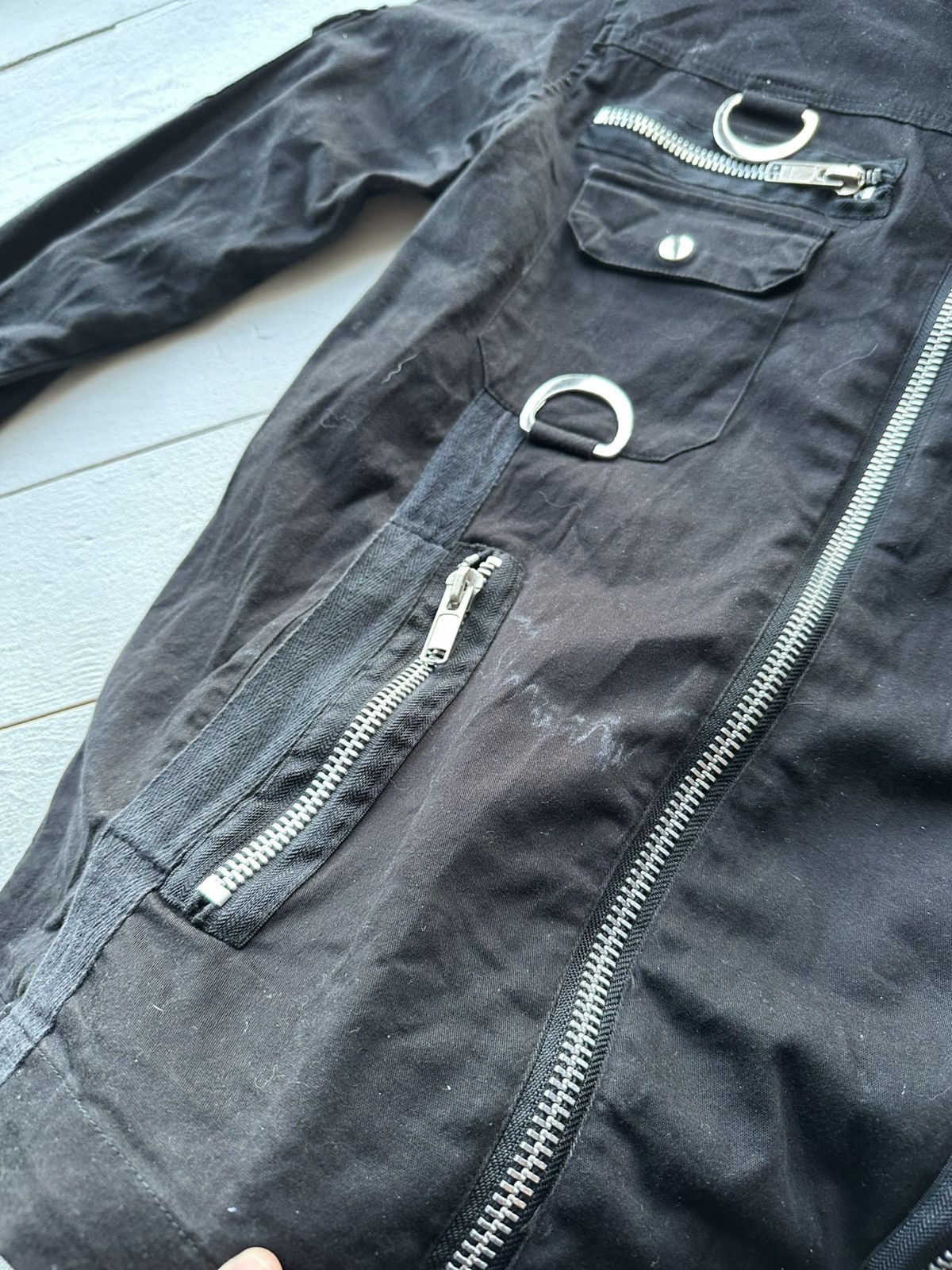 Other 🚨GOTHICANO PUNK OPIUM ZIPPER BONDAGE JACKET OWENS ISSEY Size US M / EU 48-50 / 2 - 10 Thumbnail