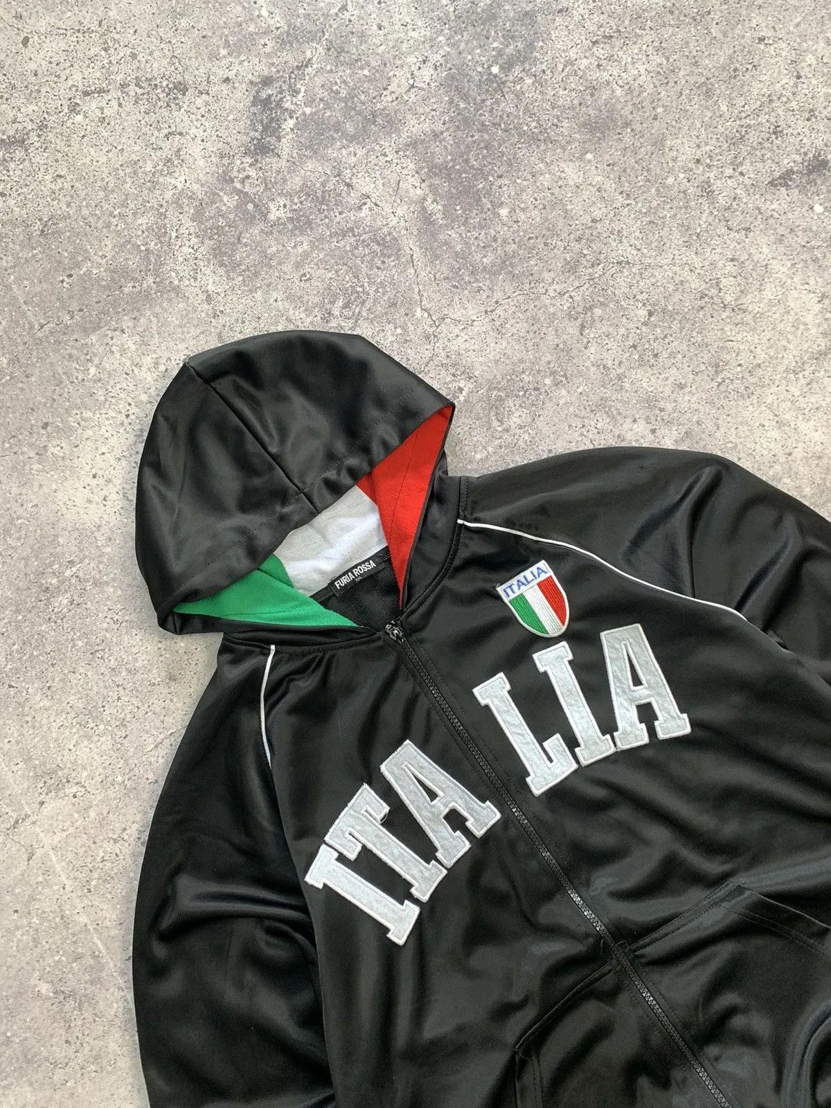 Italic Vintage Zip Hoodie Italy blockcore faded sk8 y2k Size US XL / EU 56 / 4 - 5 Thumbnail