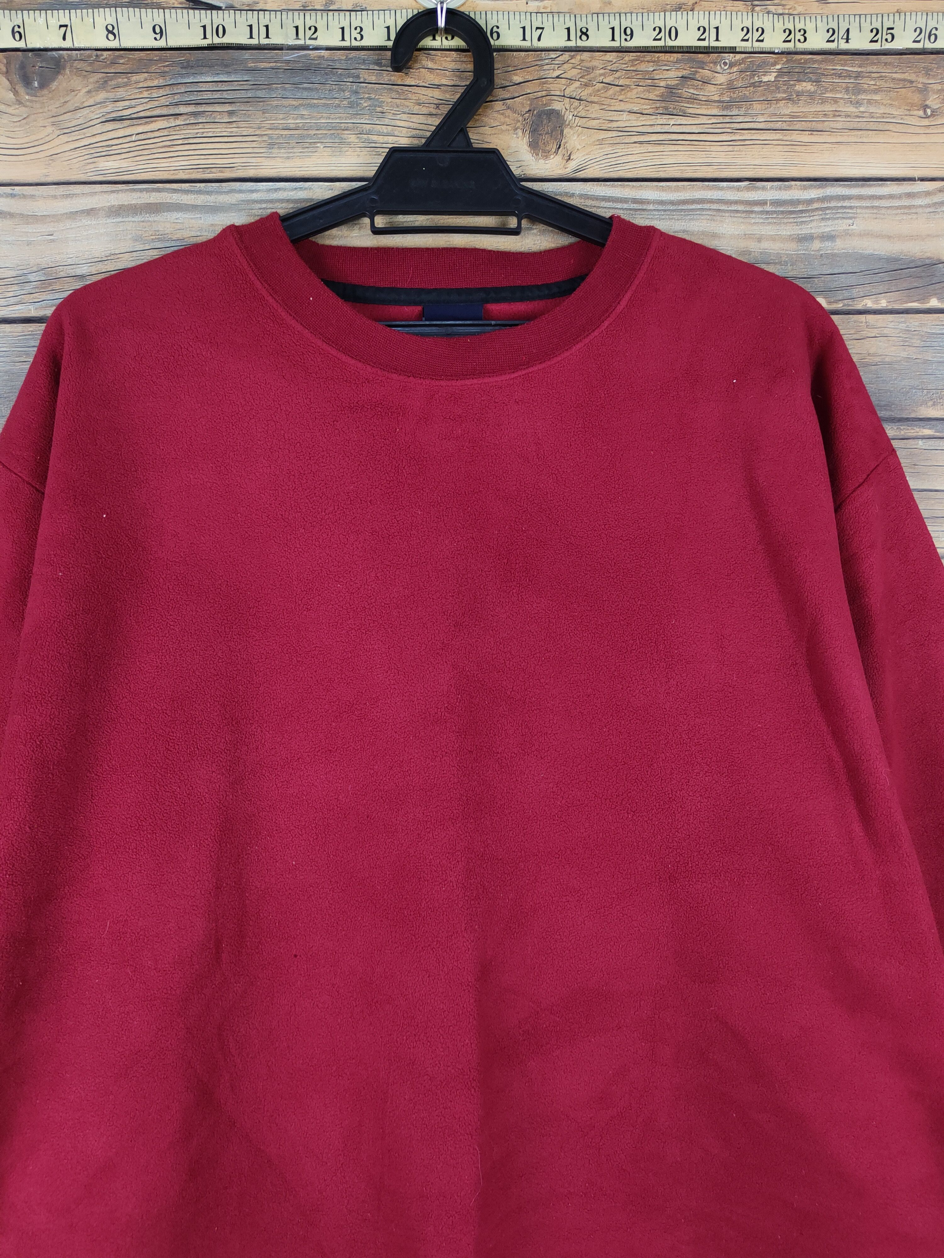 Gap × Japanese Brand × Vintage Gap vintage Maroon Sweatshirts #W1167 Size US L / EU 52-54 / 3 - 2 Thumbnail