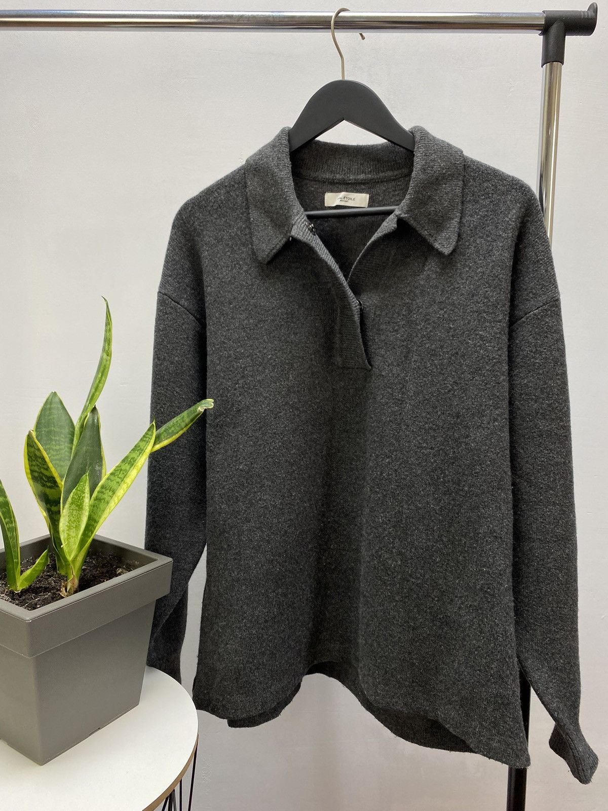 Isabel Marant × Isabel Marant Etoile Isabel Marant Etoile Lark Oversized Polo Jumper Sweater Size S / US 4 / IT 40 - 1 Thumbnail