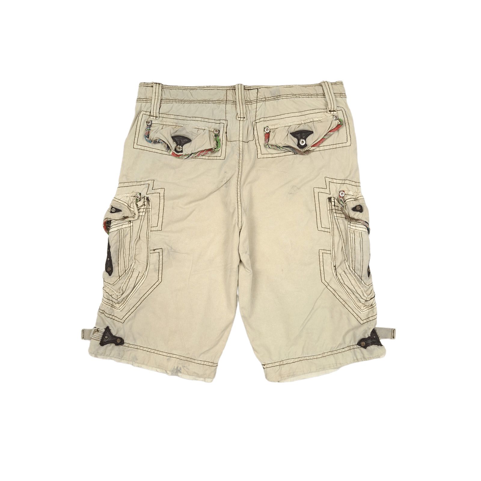 Jet Lag × Vintage 💎 Vintage Jet Lag Y2K Cargo Tactical Japanese Shorts Size US 36 / EU 52 - 2 Thumbnail