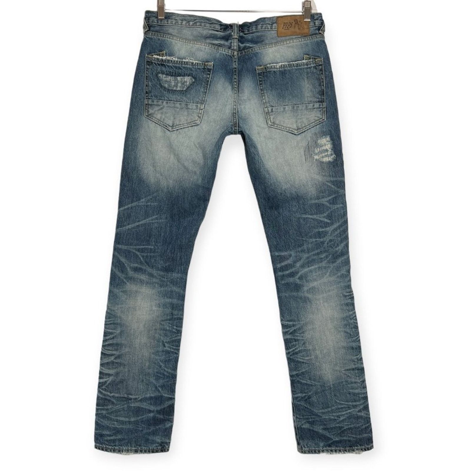 Prps PRPS Goods Demon Slim Jeans Size 36x34 Ripped Whiskered Size US 36 / EU 52 - 2 Thumbnail