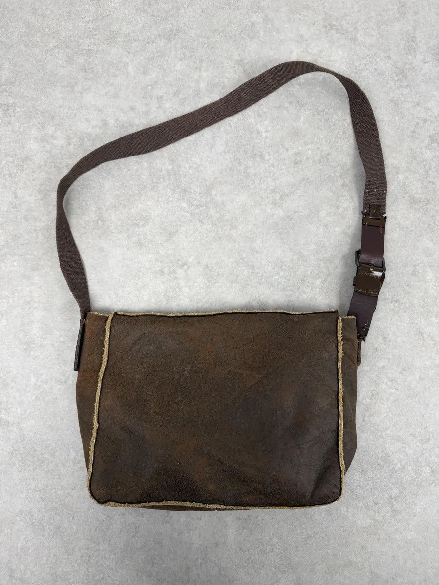 Dolce & Gabbana 2000s Dolce & Gabbana Brown Shearling Leather Shoulder Bag Size ONE SIZE - 6 Thumbnail