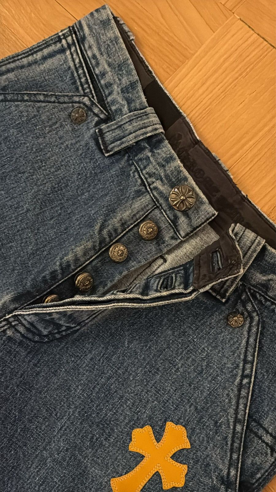 Chrome Hearts Chrome hearts 1of1 custom patches denim carpenter pants sz30 Size US 30 / EU 46 - 4 Thumbnail