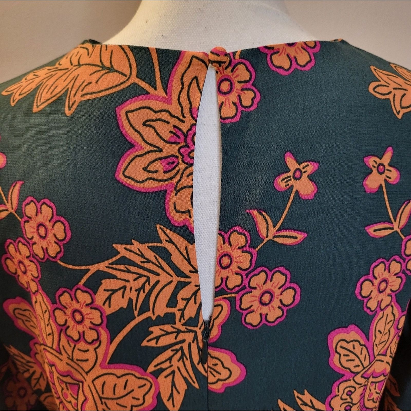 Boden Boden Long Sleeve Floral Print Midi Dress Size 10 Size L / US 10 / IT 46 - 6 Thumbnail