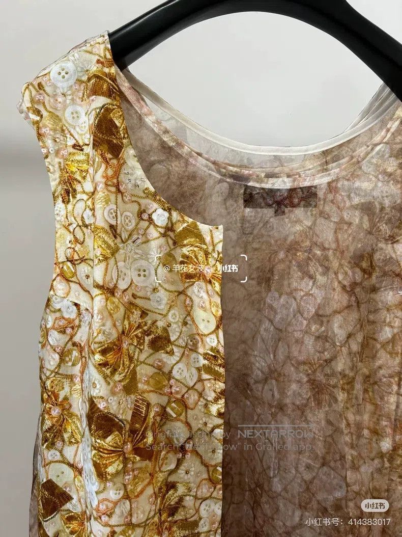 Comme des Garcons Comme Des Garcons Bow Knot Printed Vest Dress Size S / US 4 / IT 40 - 6 Thumbnail
