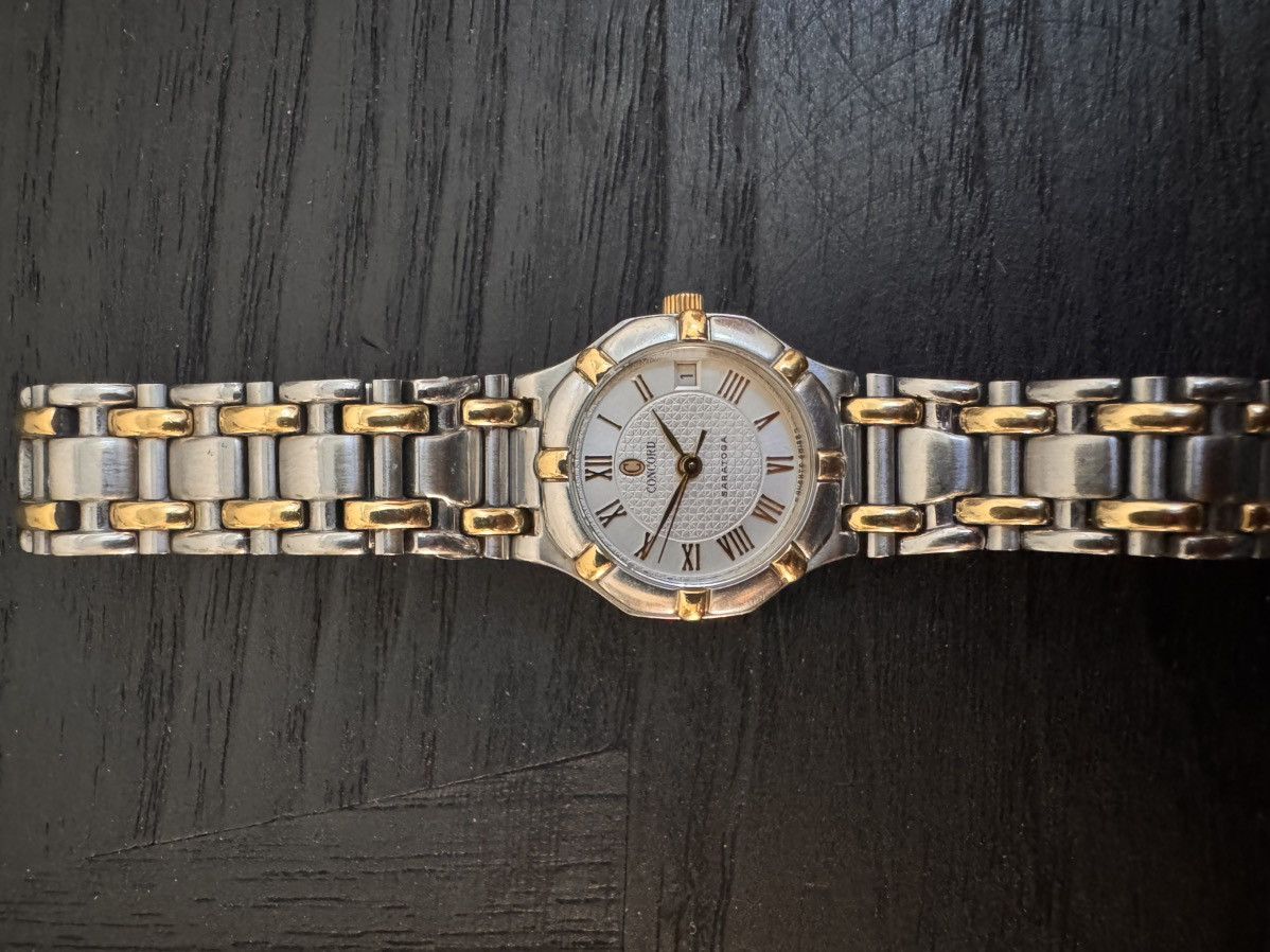 Other Vintage Concord Two Tone 18k Gold Saratoga Quartz Watch Size ONE SIZE - 1 Thumbnail