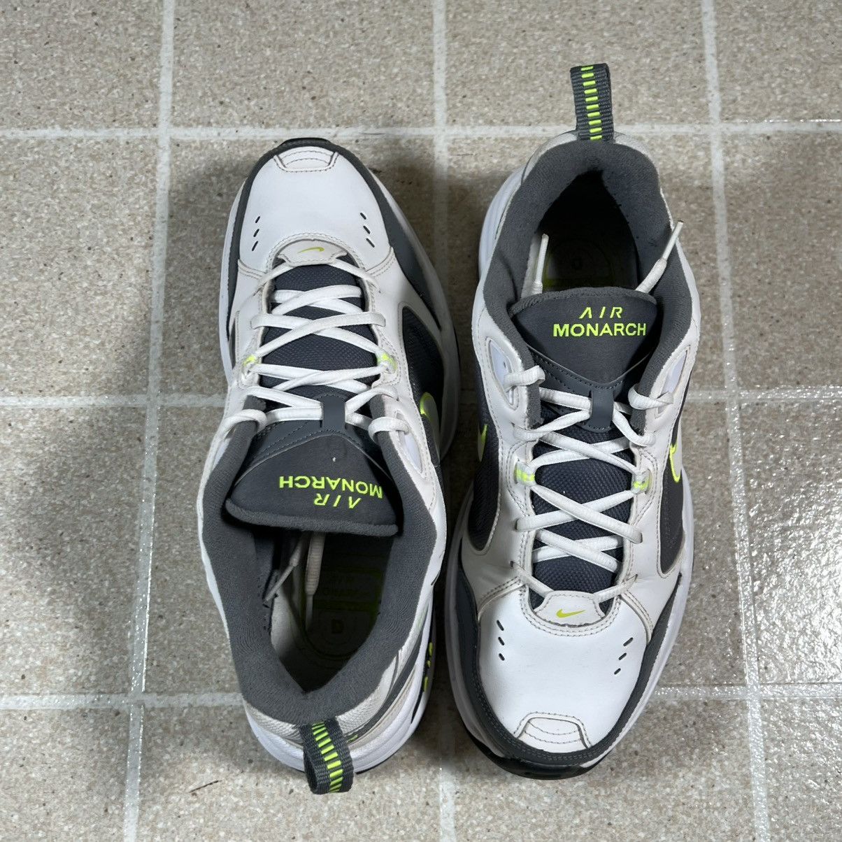 Nike Nike Air Monarch IV sz 10.5 White Grey Green Walking Shoes Size US 10.5 / EU 43-44 - 6 Thumbnail