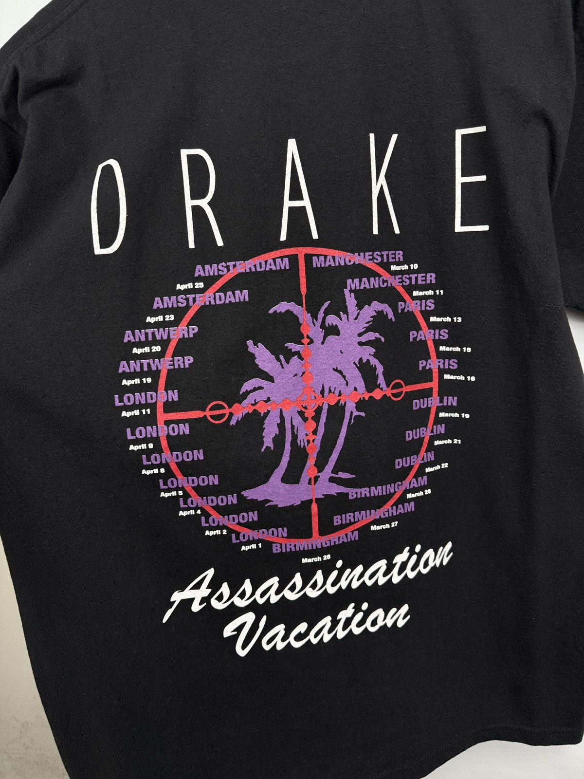 Drake 🇺🇸 2019 Drake Assassination Vacation Tour T-shirt Rare Retro Size US M / EU 48-50 / 2 - 8 Thumbnail