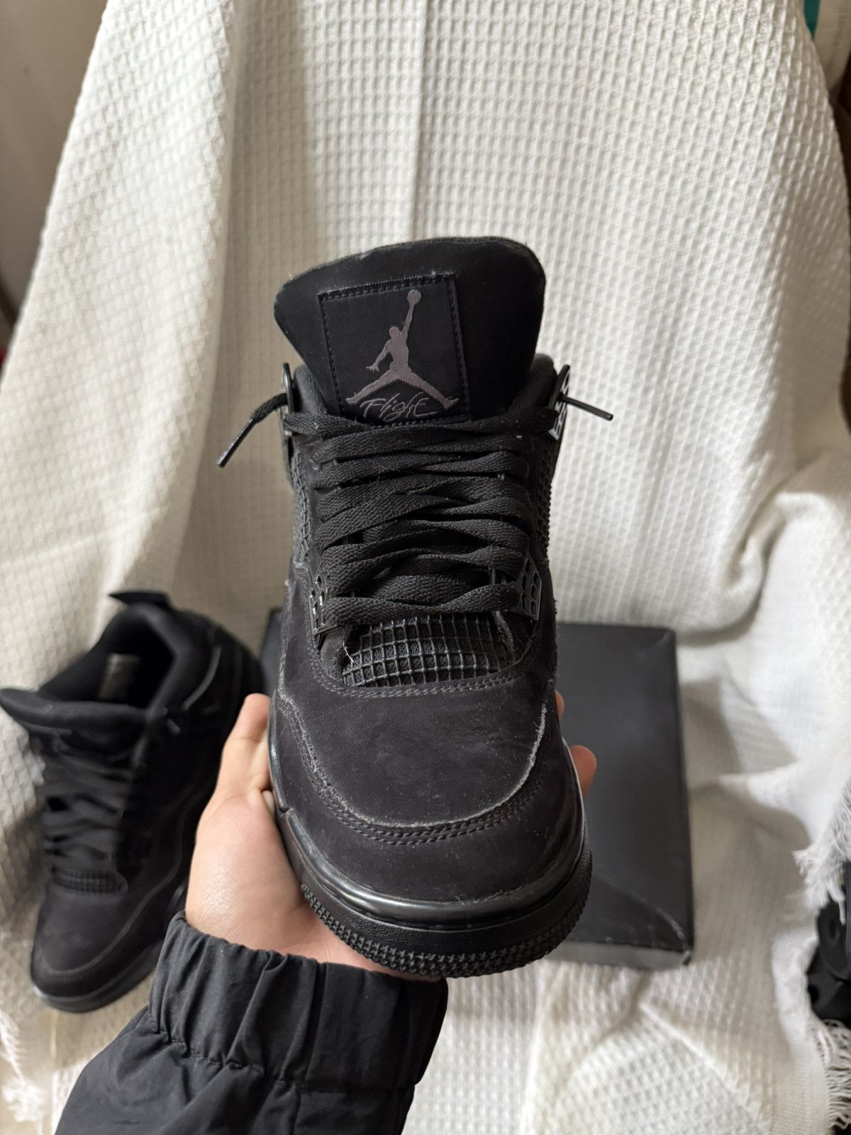 Jordan Brand Jordan 4 Retro Black cats 2020 Size US 9 / EU 42 - 11 Thumbnail