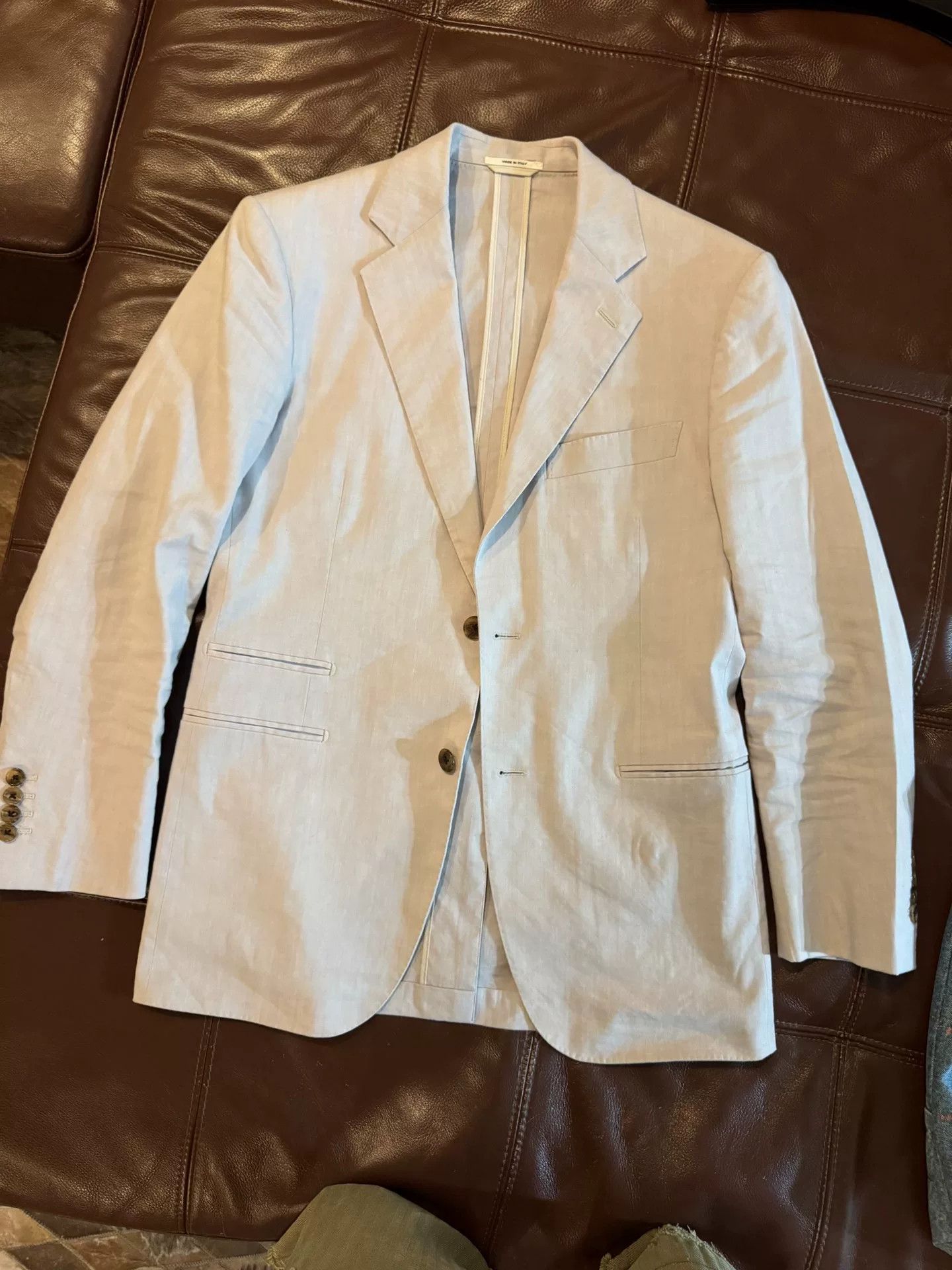 Hermes hermes men's tailored unlined linen blazer Size US M / EU 48-50 / 2 - 1 Thumbnail