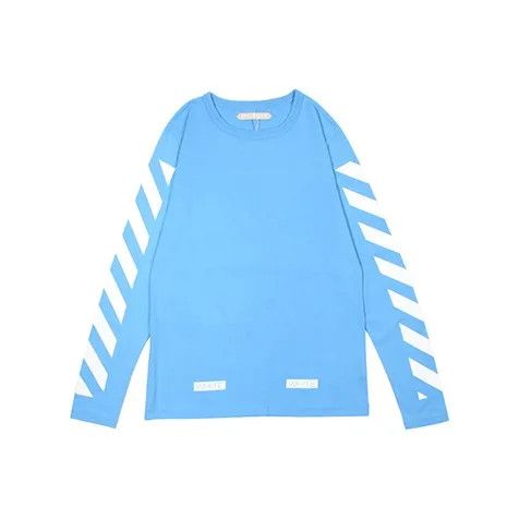 Off-White C/O Long Sleeve Striped T-Shirt 0079