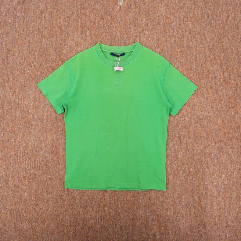 Louis Vuitton Louis Vuitton 3D Logo Short Sleeve Green - dmc Size US XS / EU 42 / 0 - 1 Thumbnail