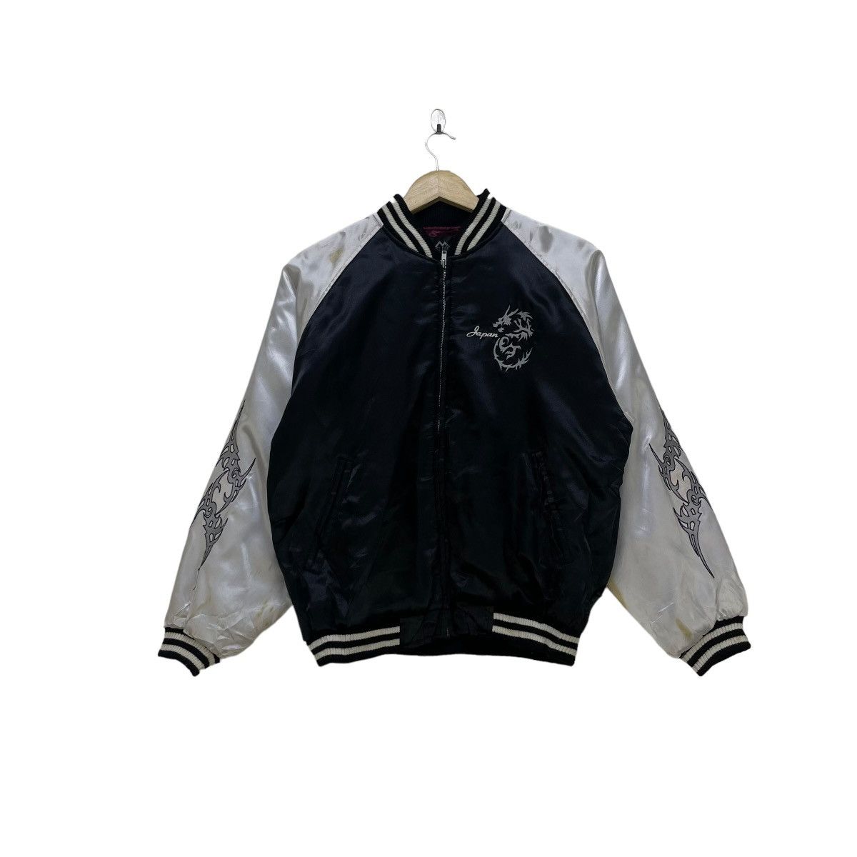 Japanese Brand × Vintage Japanese Brand First Down Embroidered Logo Sukajan Jacket Size US S / EU 44-46 / 1 - 1 Thumbnail