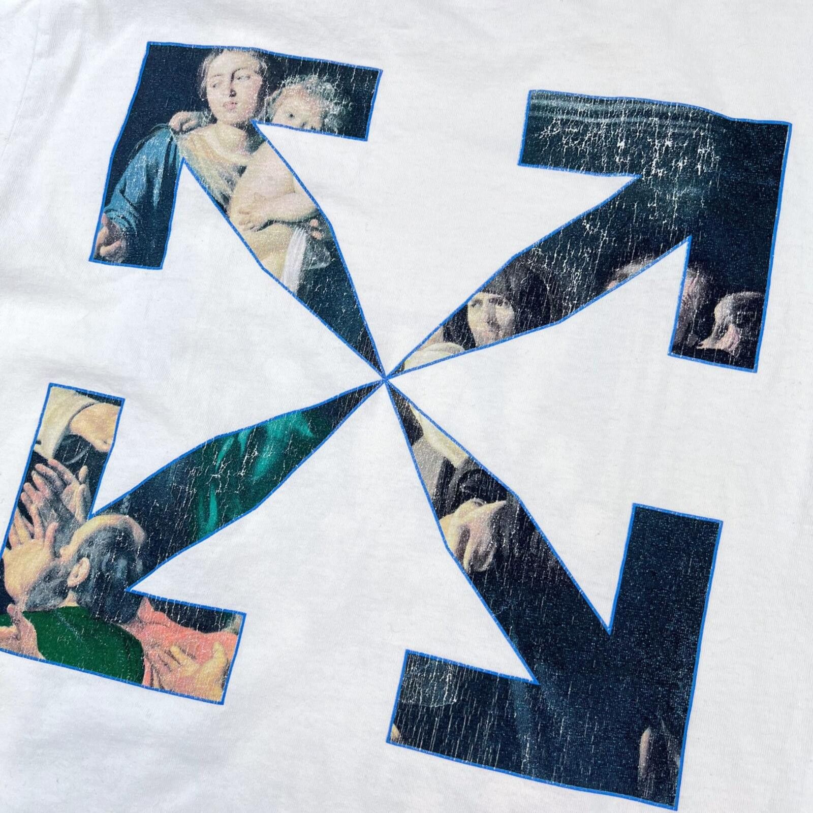 Off-White Off-White Caravaggio Painting White T Shirt Size US S / EU 44-46 / 1 - 4 Thumbnail