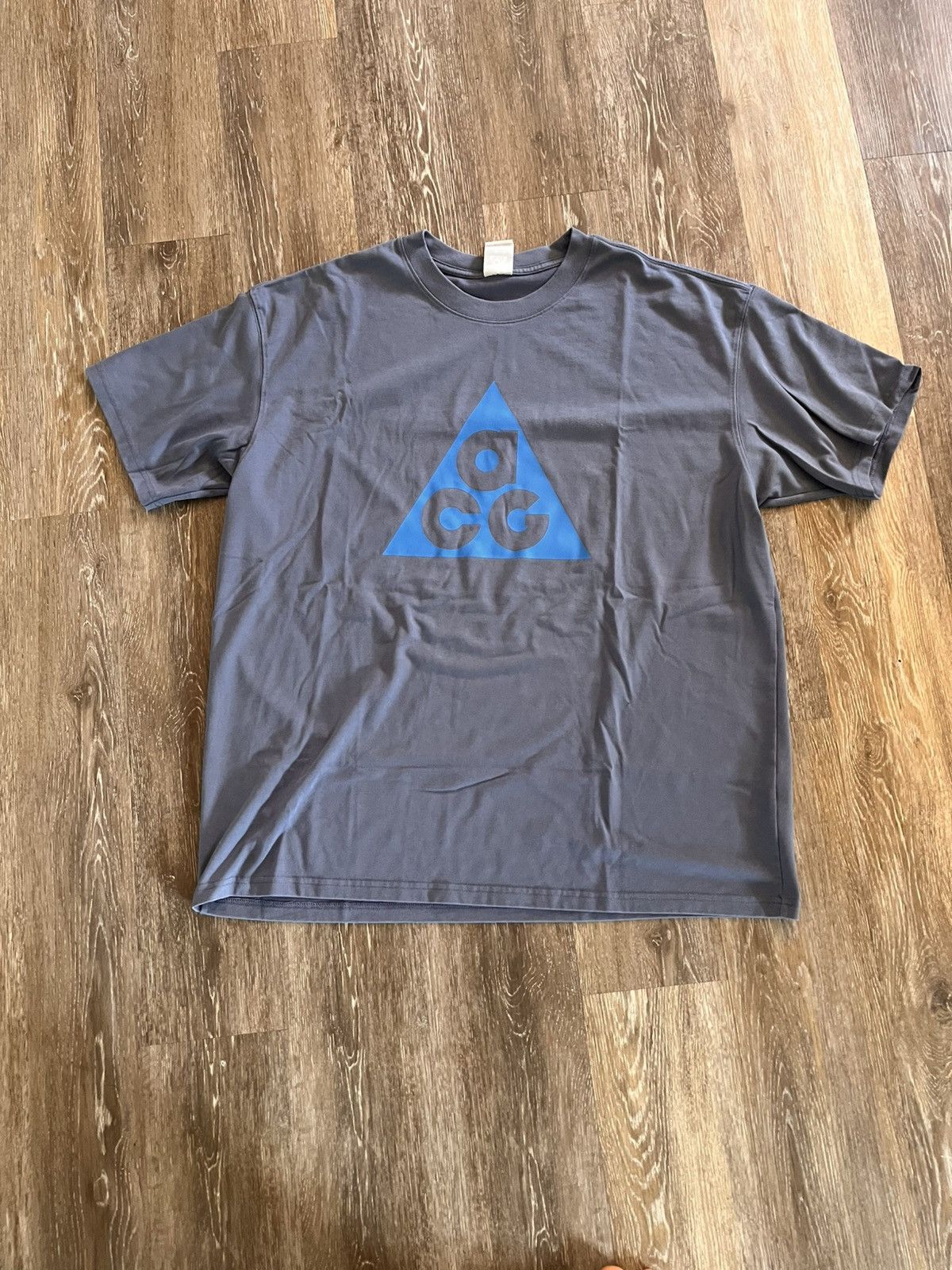 Nike ACG Nike acg blue printed logo tee Size US XL / EU 56 / 4 - 1 Thumbnail