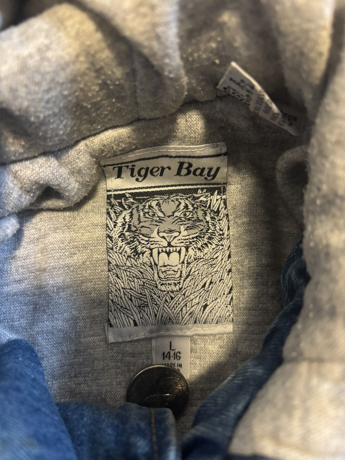 Other Vintage Tiger Bay Denim Jacket Hoodie Size US S / EU 44-46 / 1 - 2 Thumbnail