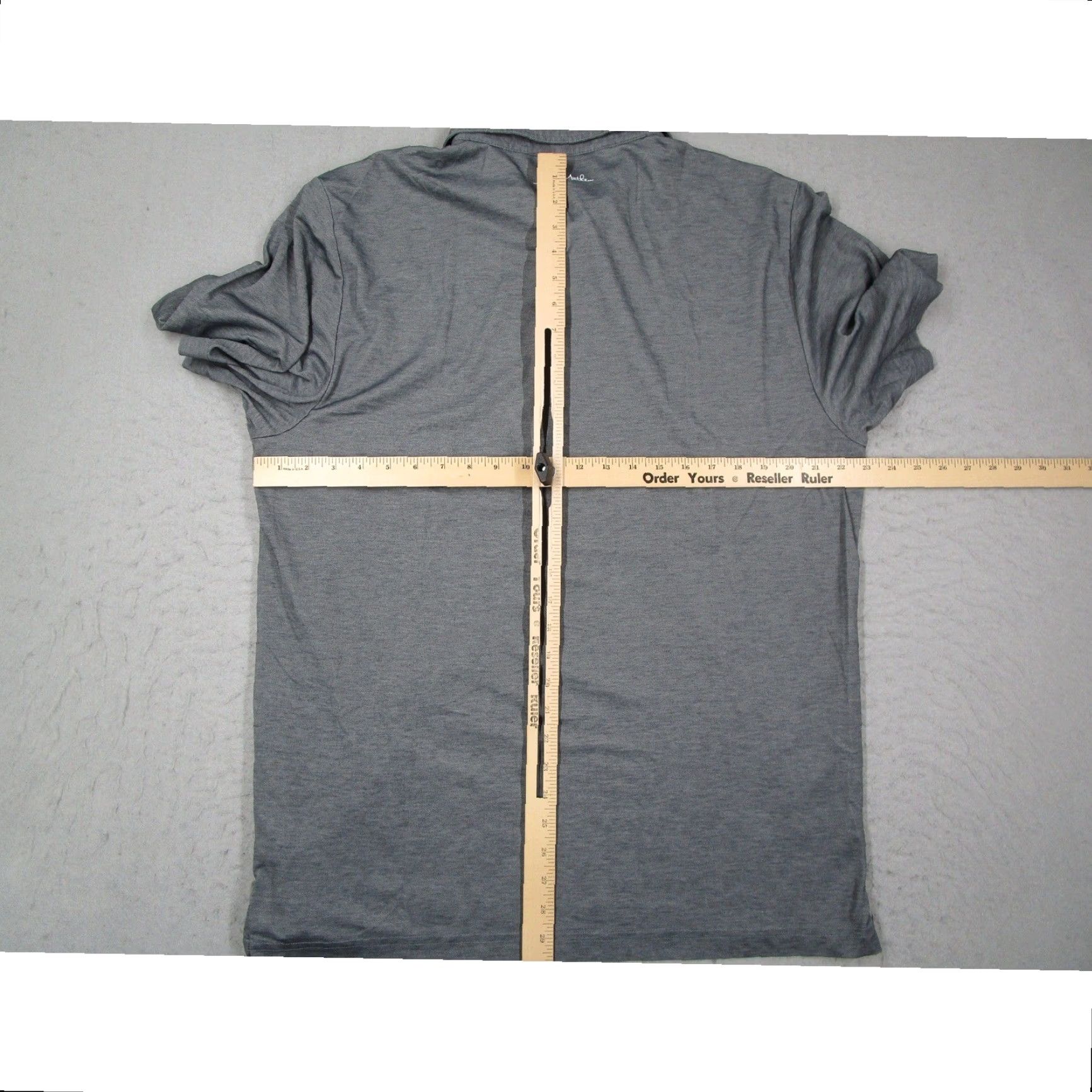 TravisMathew TravisMathew Mens XL Gray Short Sleeve Polo Shirt Pima Cotton Blend Golf Polo 61121 Size US XL / EU 56 / 4 - 5 Thumbnail