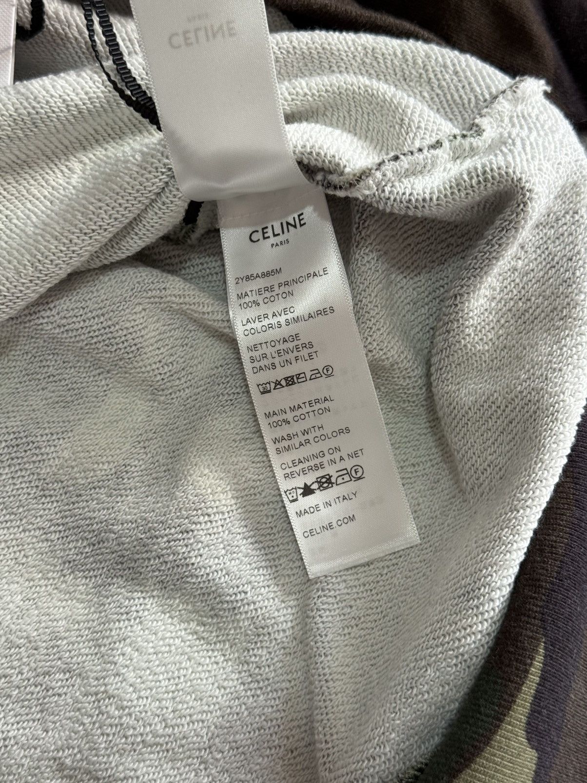 Celine Celine SS23 camouflage Hoody Size US S / EU 44-46 / 1 - 5 Thumbnail