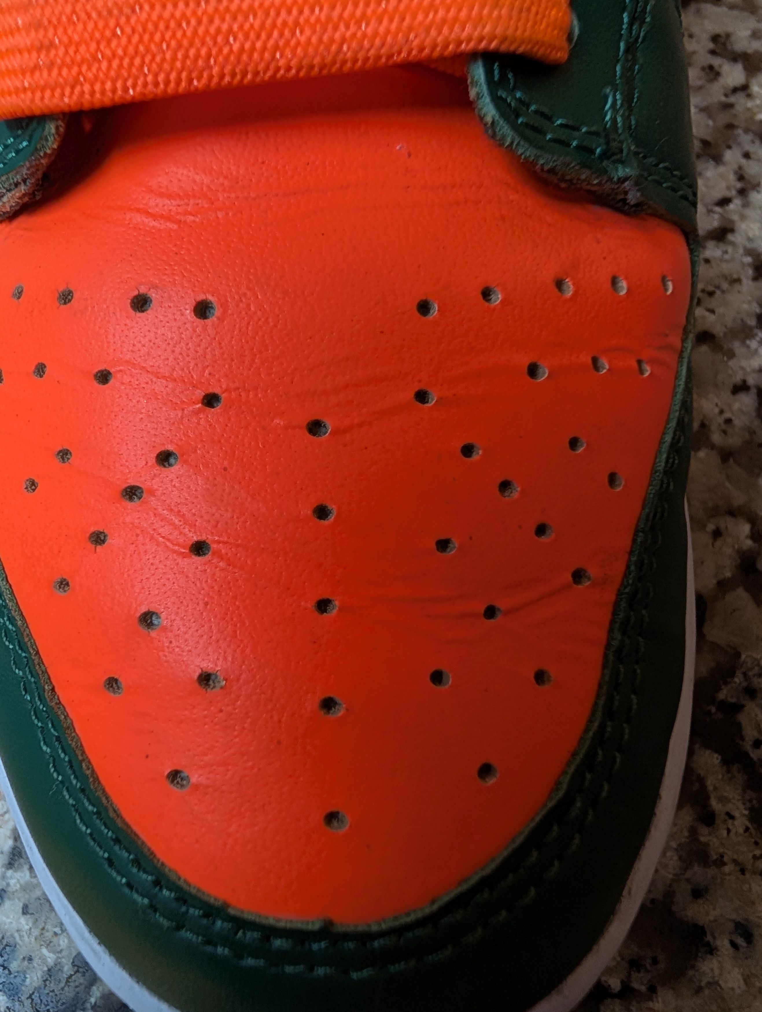 Nike Nike Dunk Low Retro " Miami Hurricanes " Size US 9.5 / EU 42-43 - 15 Thumbnail