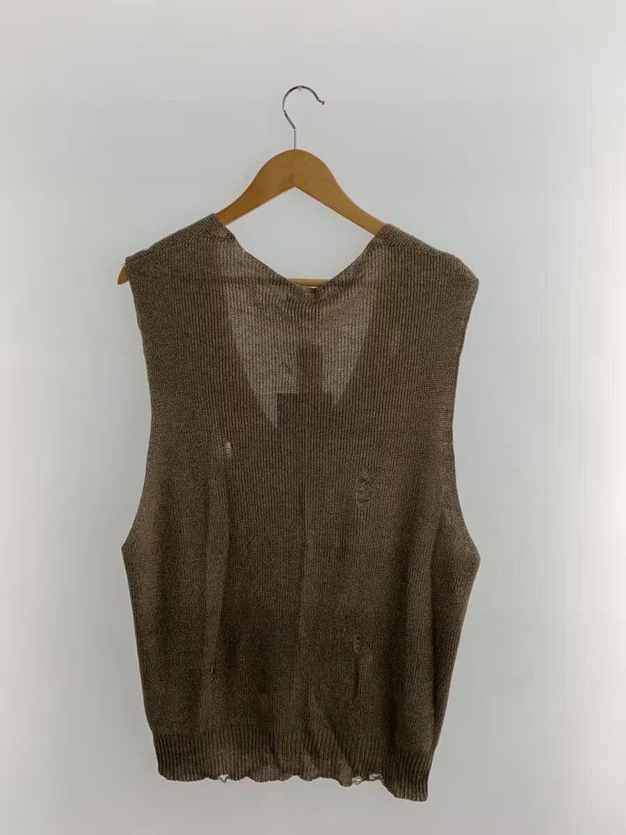 Undercover Distressed Linen Knit Sweater Vest Size US L / EU 52-54 / 3 - 2 Thumbnail