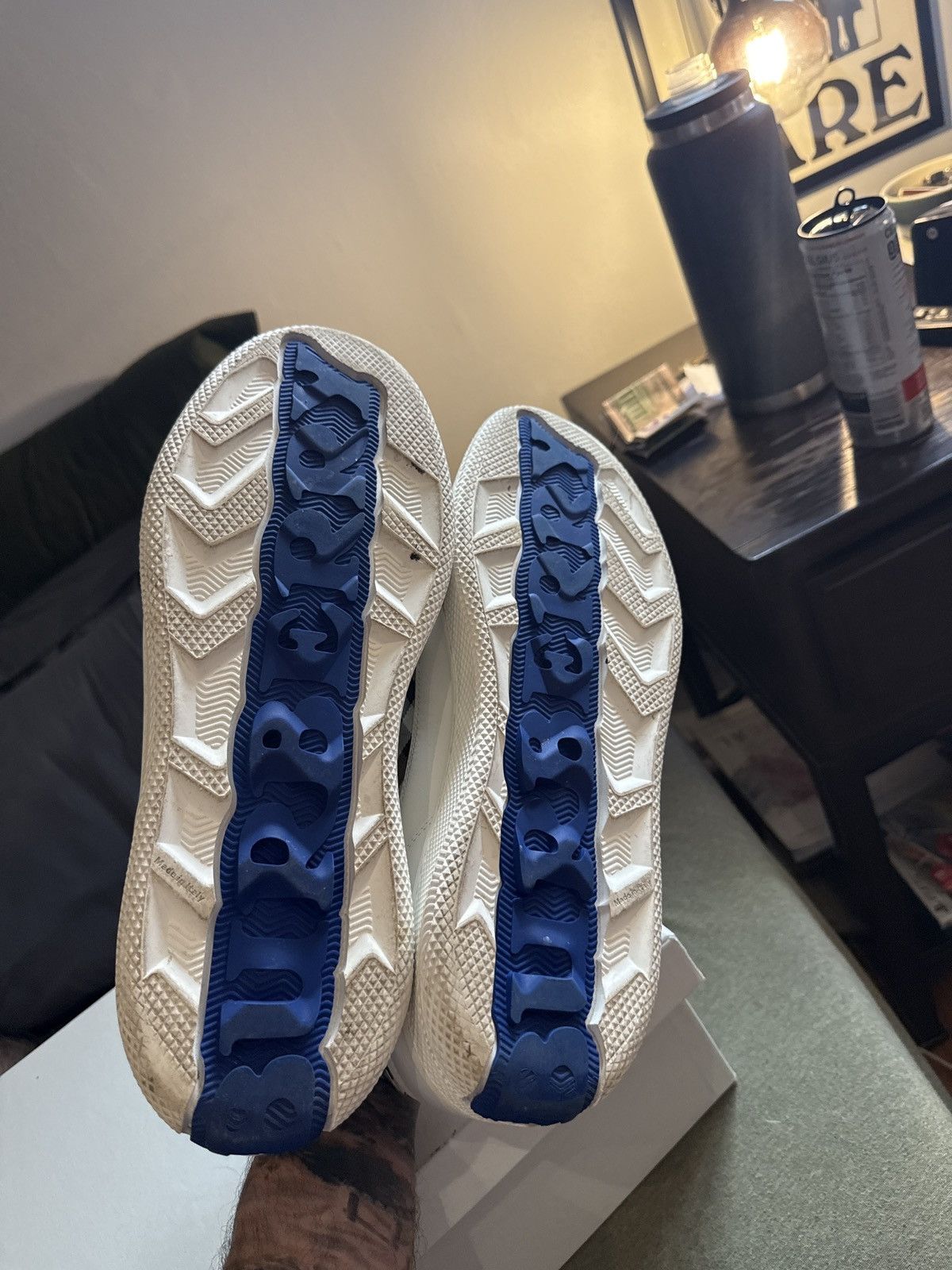 Burberry Burberry leather and check terrace sneakers Size US 12 / EU 45 - 2 Thumbnail