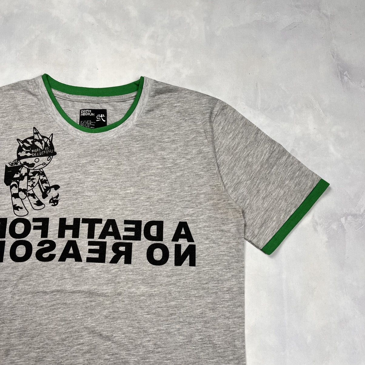 PPFM PPFM A Death For No Reason Ringer Tee Size US S / EU 44-46 / 1 - 5 Thumbnail