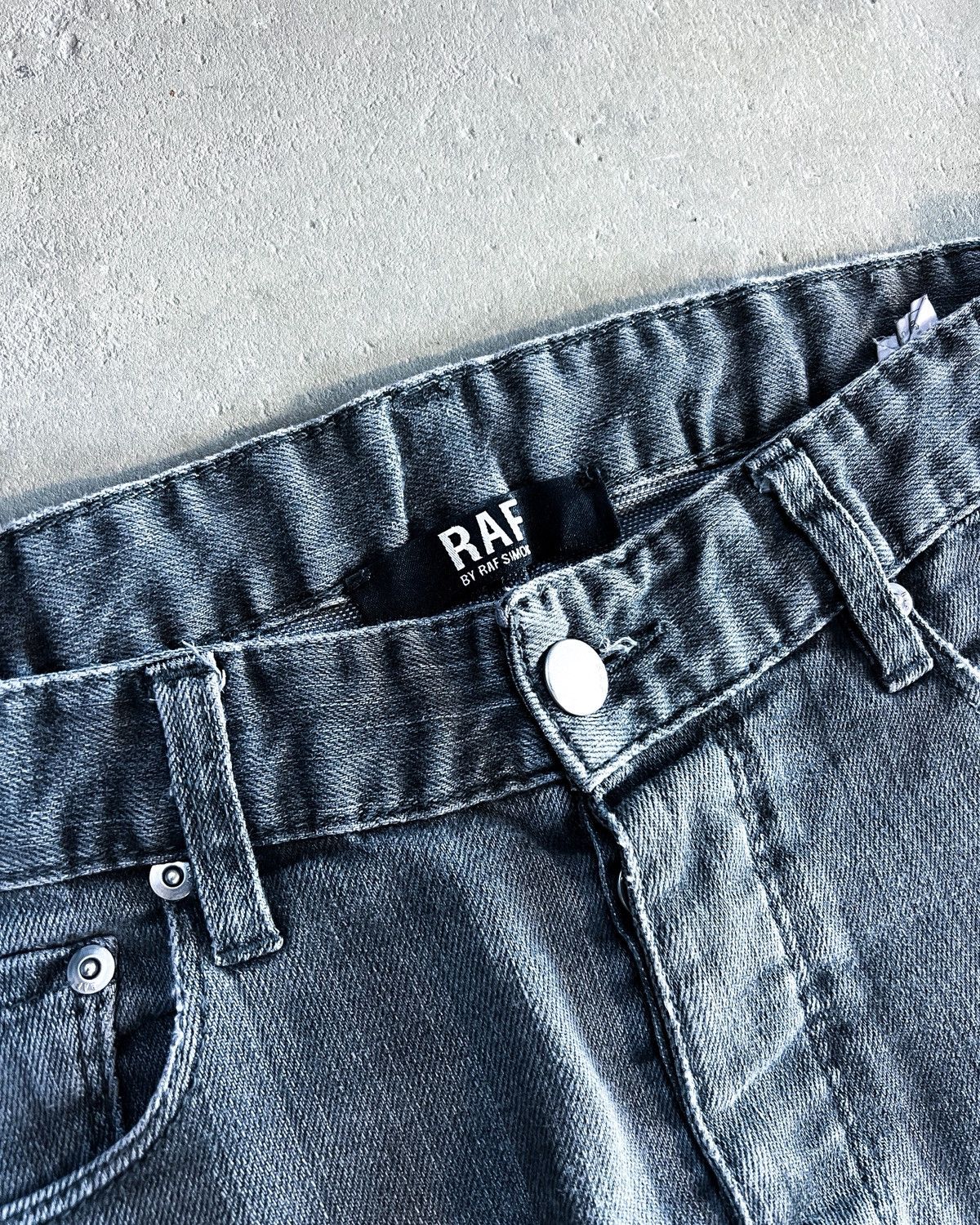 Raf Simons S/S11 WASHED GREY DENIM Size US 30 / EU 46 - 7 Thumbnail