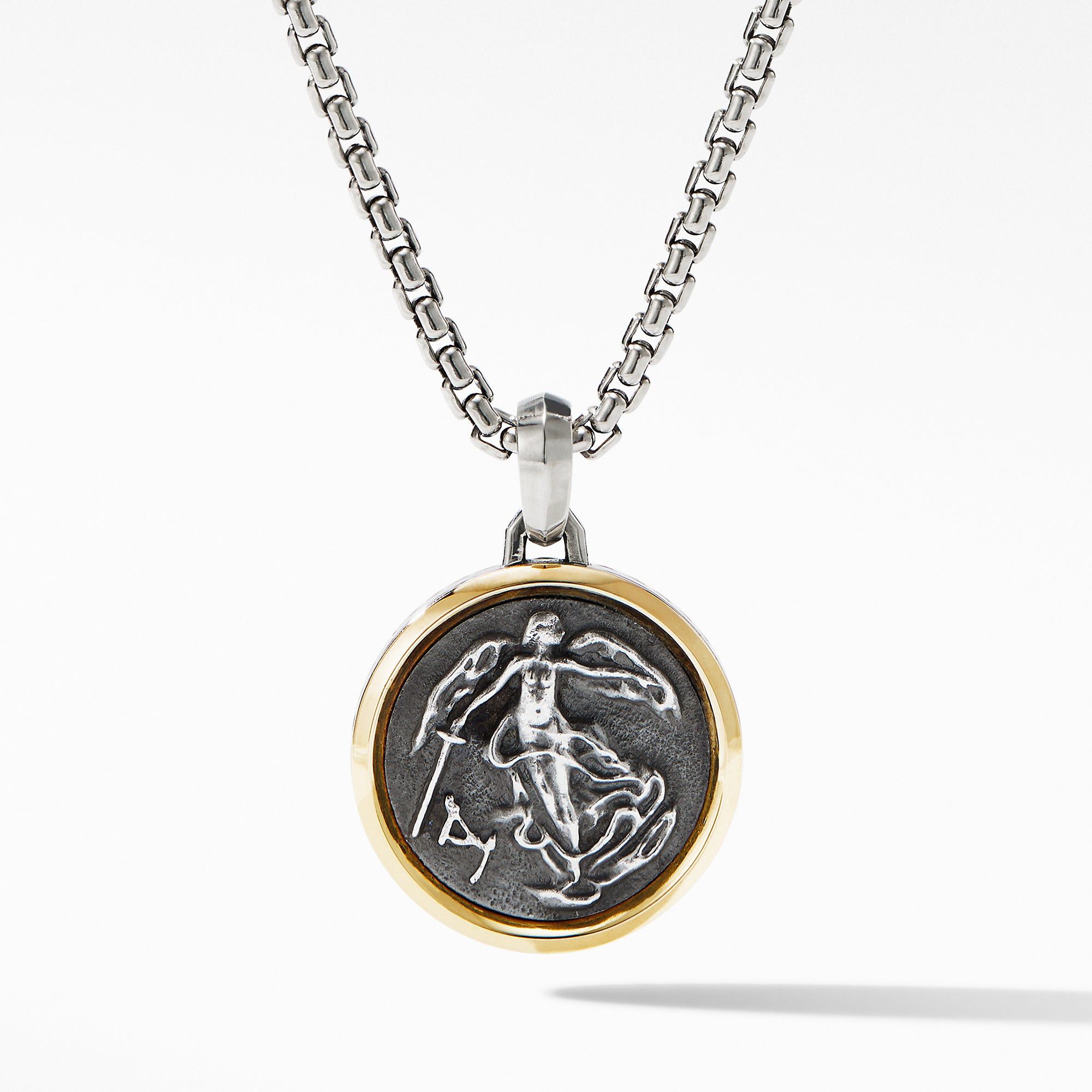 David Yurman o1w1db10525 D14775 Pendant in Silver with 18K Yellow Gold Size ONE SIZE - 1 Thumbnail