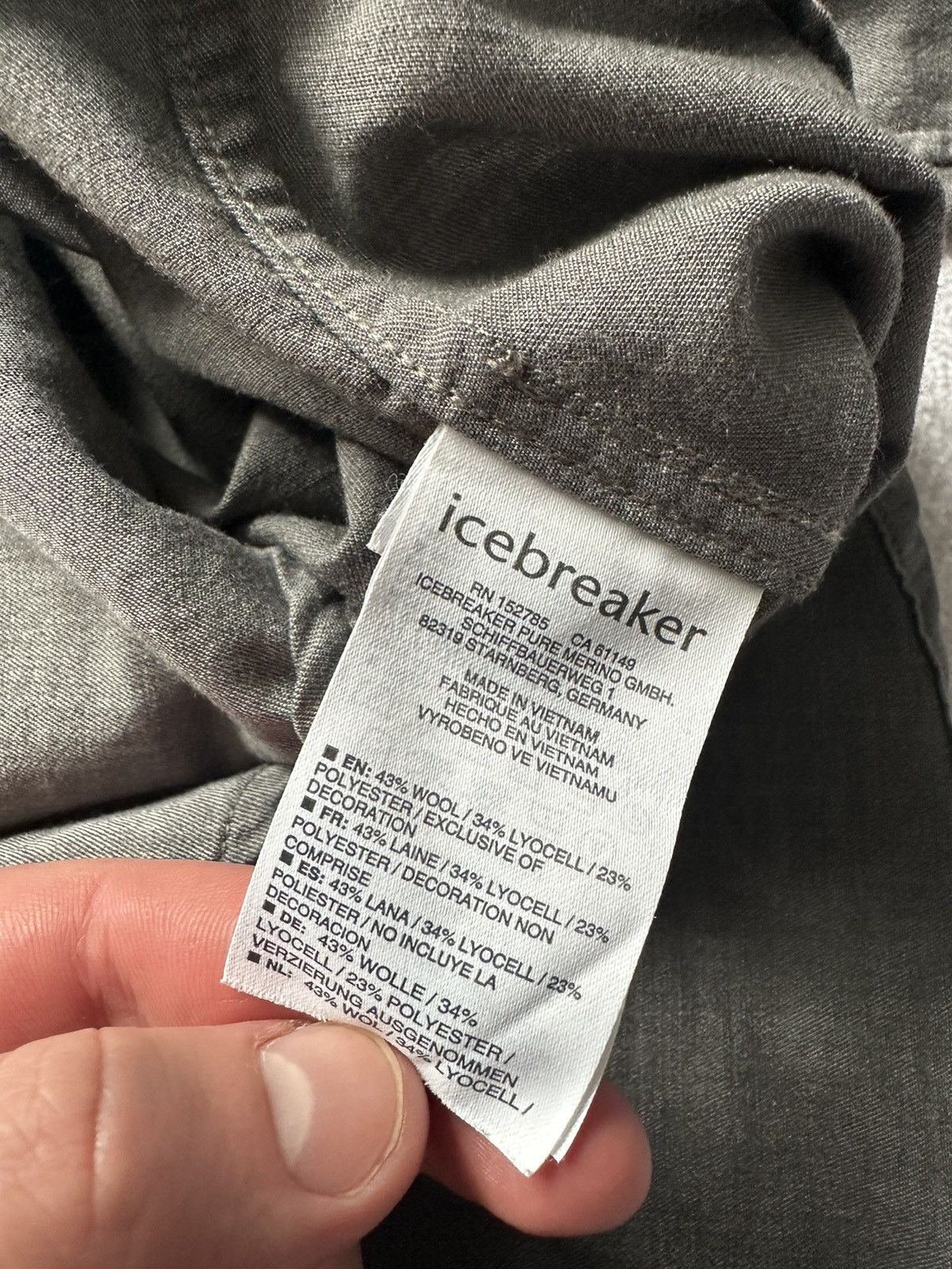 Icebreaker × Vintage Shirt Icebreaker Long Sleeve Outdoor size M Size US M / EU 48-50 / 2 - 12 Thumbnail