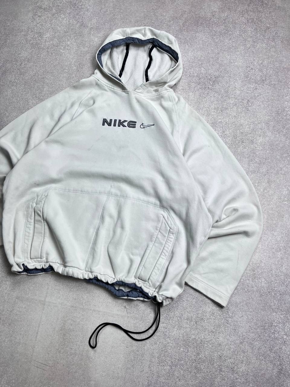 Nike Vintage Nike Swoosh Boxy Sherpa Hoodie Y2K XL Size US XL / EU 56 / 4 - 2 Thumbnail