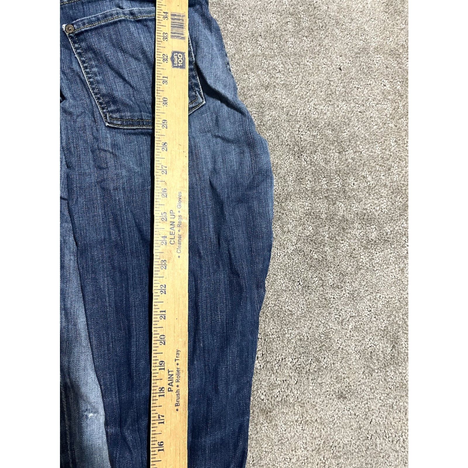 7 For All Mankind VINTAGE 7 For All Mankind Jeans Womens 27 Blue Denim Ankle Slim Stretch City Size 27" / US 4 / IT 40 - 8 Thumbnail