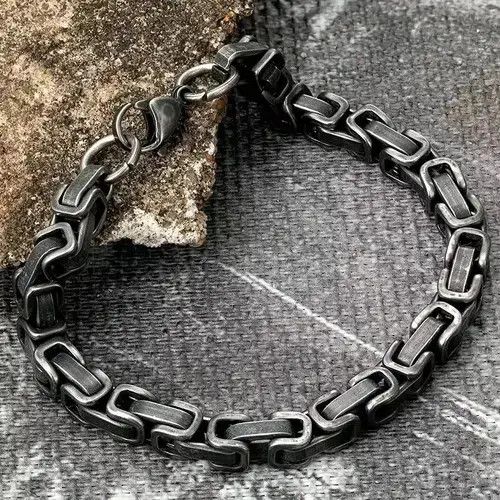 Jewelry Block Chain Bracelet Size ONE SIZE - 4 Thumbnail
