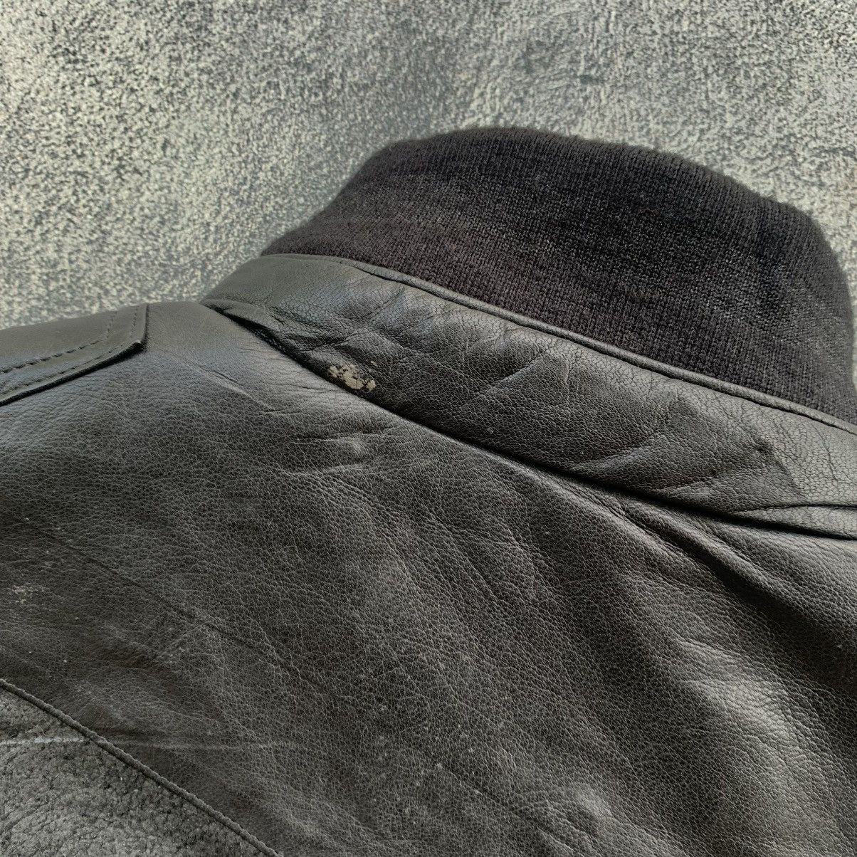 Japanese Brand × Le Grande Bleu (L.G.B.) × Roen Roen Leather Vest Thinsulate Insulation Size US S / EU 44-46 / 1 - 19 Thumbnail