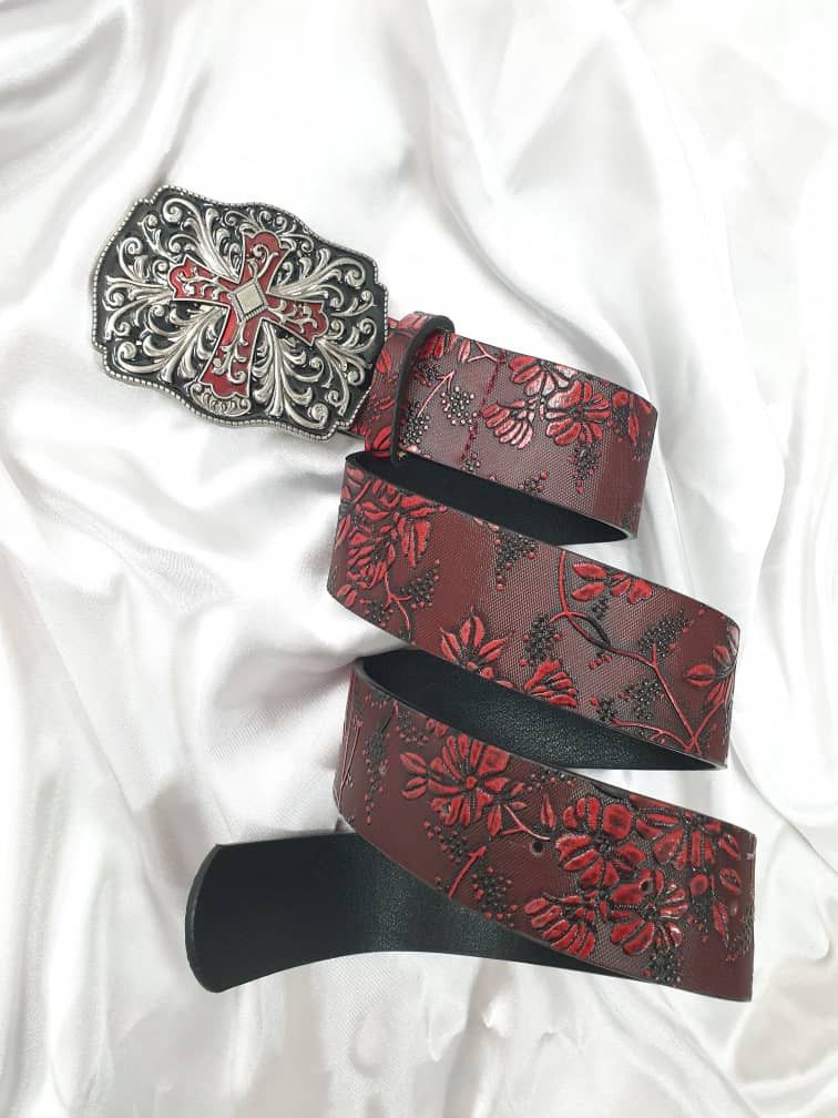 PPFM 💥Cross art flower streetwear belt Size ONE SIZE - 5 Thumbnail