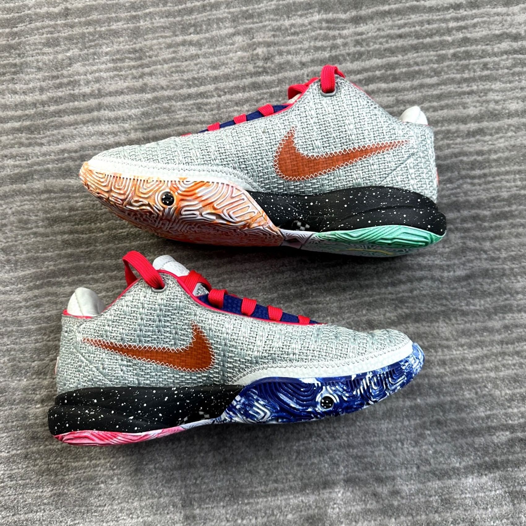 Nike Nike LeBron 20 Mens 4.5 Womens 6 Gray Lifer Basketball Shoes Low Top Sneaker Mens Women Grey 2023 Nike LeBron footwear Size S / US 4 / IT 40 - 3 Thumbnail