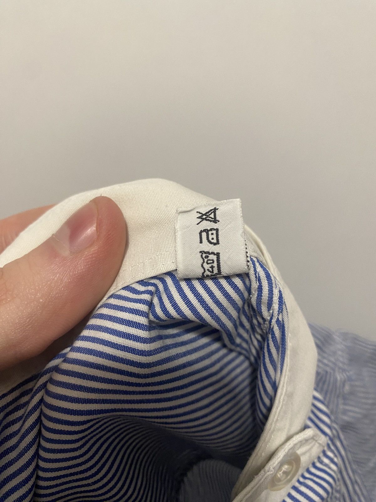 Celine Luxury vintage celine big logo on pocket shirt button up Size XS / US 0-2 / IT 36-38 - 5 Thumbnail