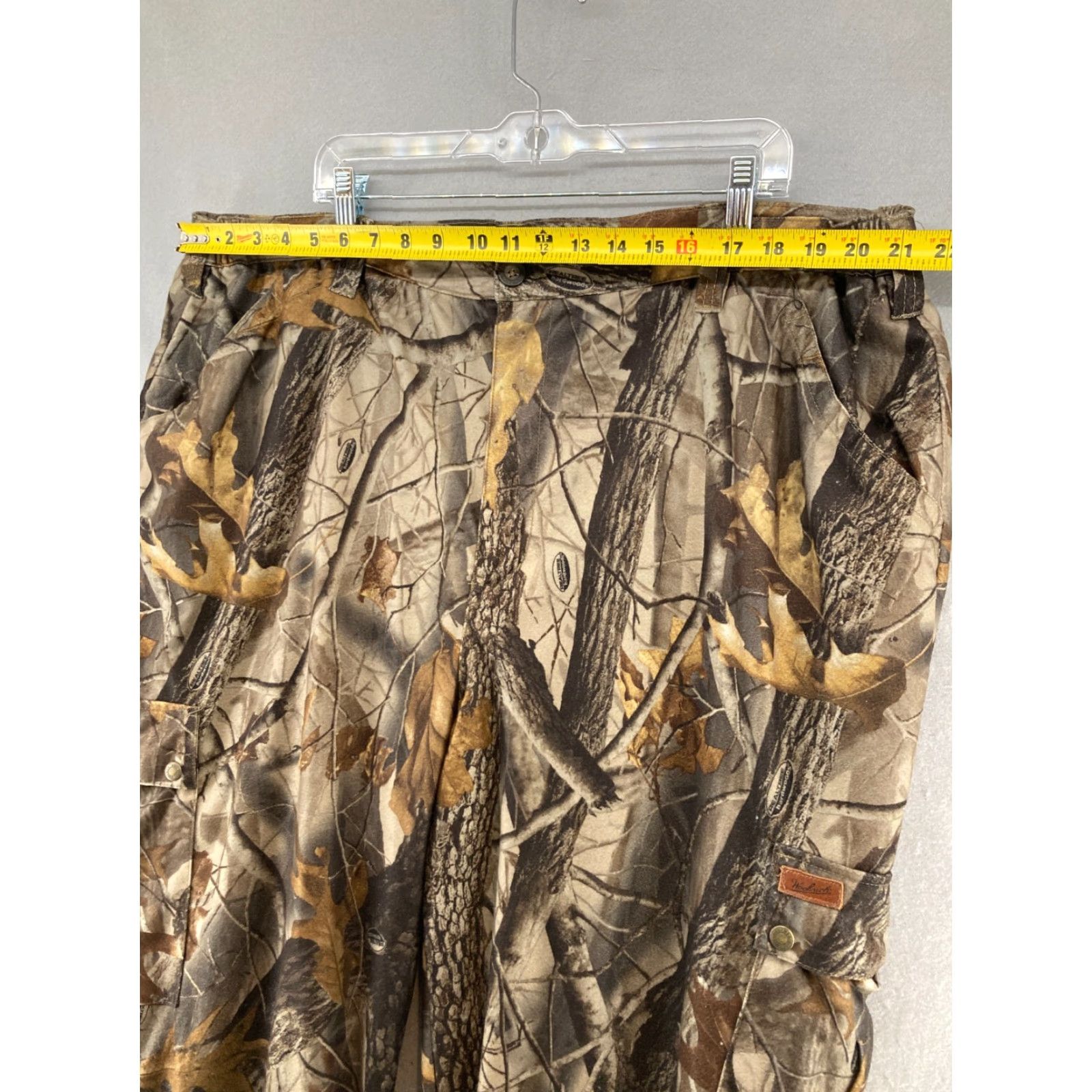 AMO Camo Woolrich Pants Mens XXL Camo Lined Hunting Outdoor Regular Straight 31 in Inseam Multicolor Polyester Blend Cargo Theme Hunting Men Size US 39 - 2 Thumbnail