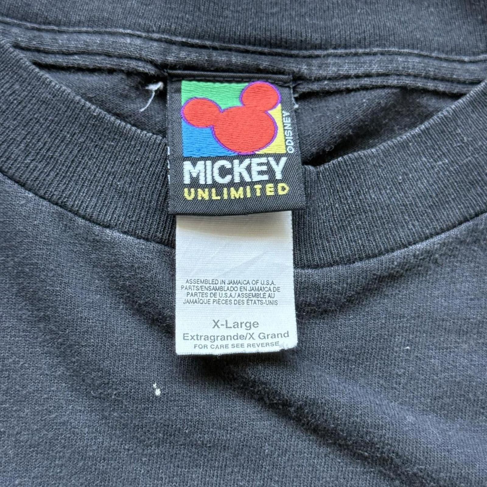Disney Mickey Mouse Licensed Logo Stitched Graphic T-Shirt Size US XL / EU 56 / 4 - 4 Thumbnail