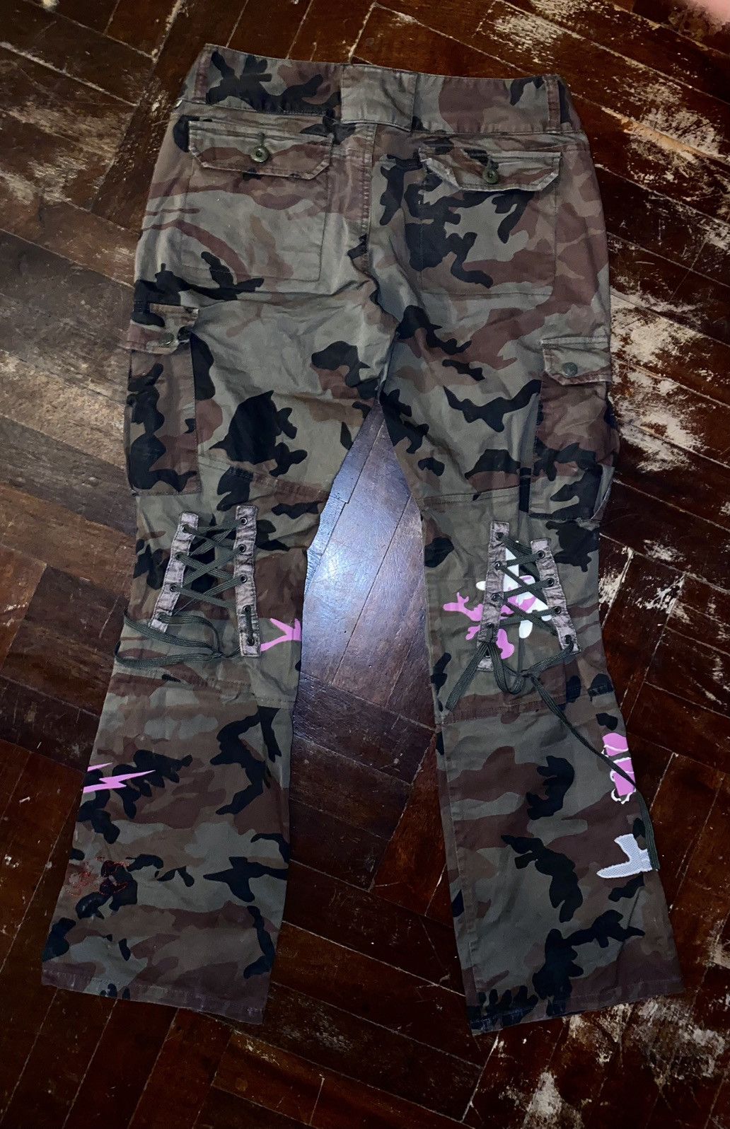 Japanese Brand × Vintage vintage y2k camo ski pants streetwear multi pocket 90s Size 28" / US 6 / IT 42 - 6 Thumbnail