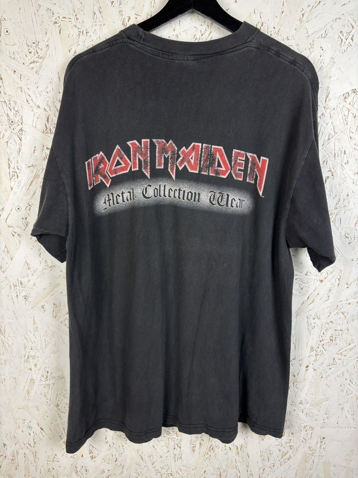 Band Tees 90s Iron Maiden 1993 A Real Live One Faded T-Shirt XL Size US XL / EU 56 / 4 - 7 Thumbnail