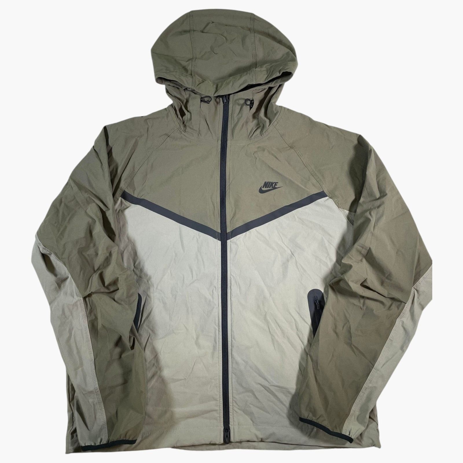 Nike Nike Tech Olive Windbreaker Jacket Size US M / EU 48-50 / 2 - 1 Thumbnail